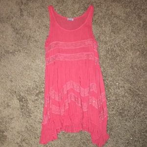 pink summer dress